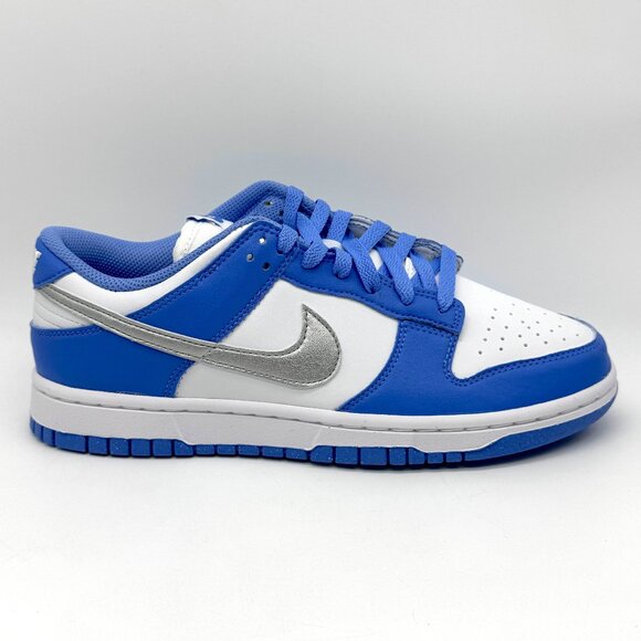Nike Womens Dunk Low Next Nature Royal Pulse Blue Gray Shoes Sz 9 New DD1873-402 - Picture 1 of 12